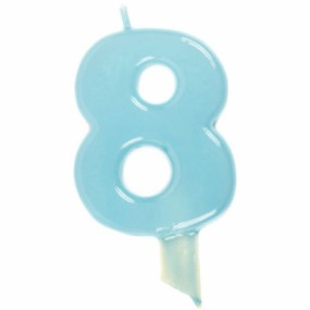 Vela Azul Claro - 9.5cm